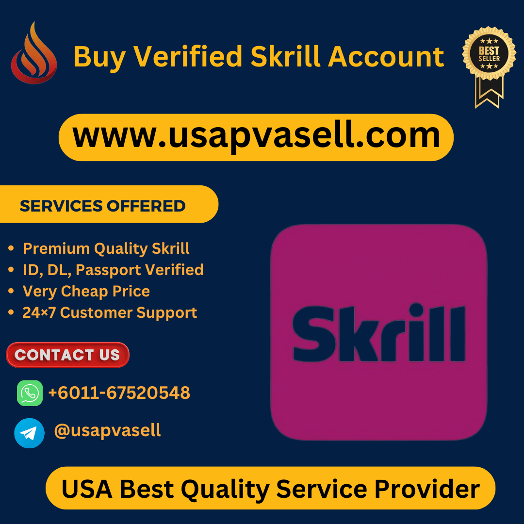 Buy Verified Skrill Account - Get 100% Safe & Verified